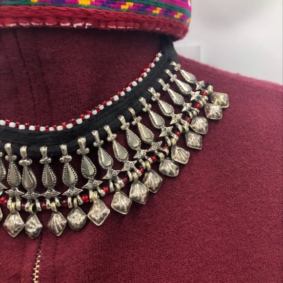 Afghan Kuchi Choker Necklace, Choker Necklace, Kuchi Jewelry, Ethnic Necklace - Picture 6 of 7